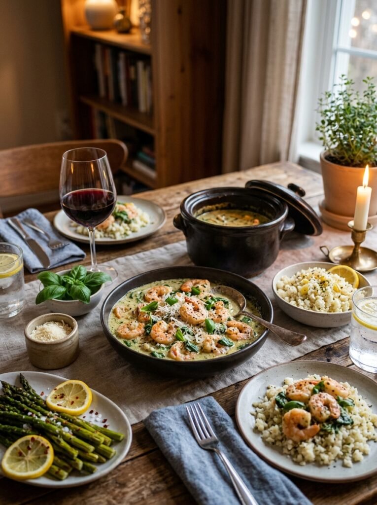 Keto shrimp sauce side dishes 202605041315