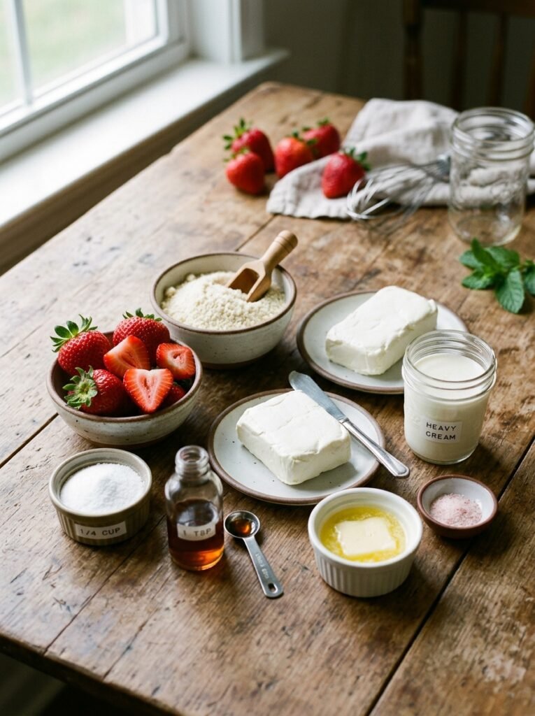 Keto strawberry cream jars ingre… 202605012308