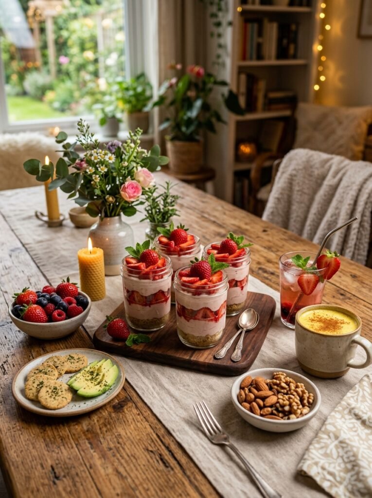 Keto strawberry cream jars setup 202605012308