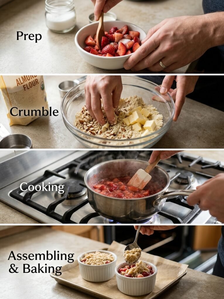 Keto strawberry crumble cups coo… 202605051230