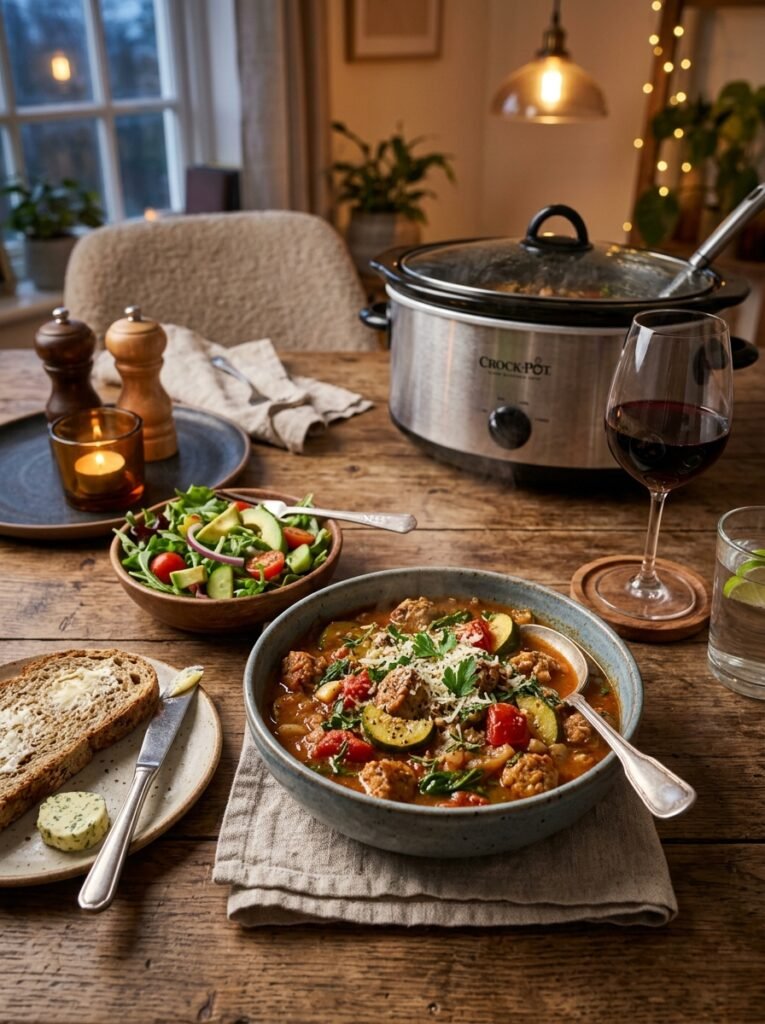 Keto Crockpot Turkey Sausage Zucchini Stew: A Hearty Low-Carb Comfort Food Recipe 15 Keto turkey sausage zucchini stew 202606111244 3