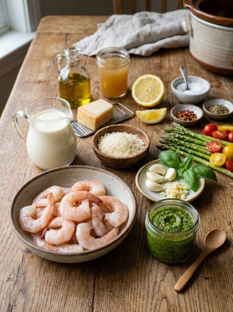 Shrimp ingredients arranged on t… 202605041314