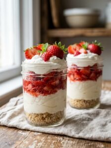 Strawberry cream jars recipe 202605012308